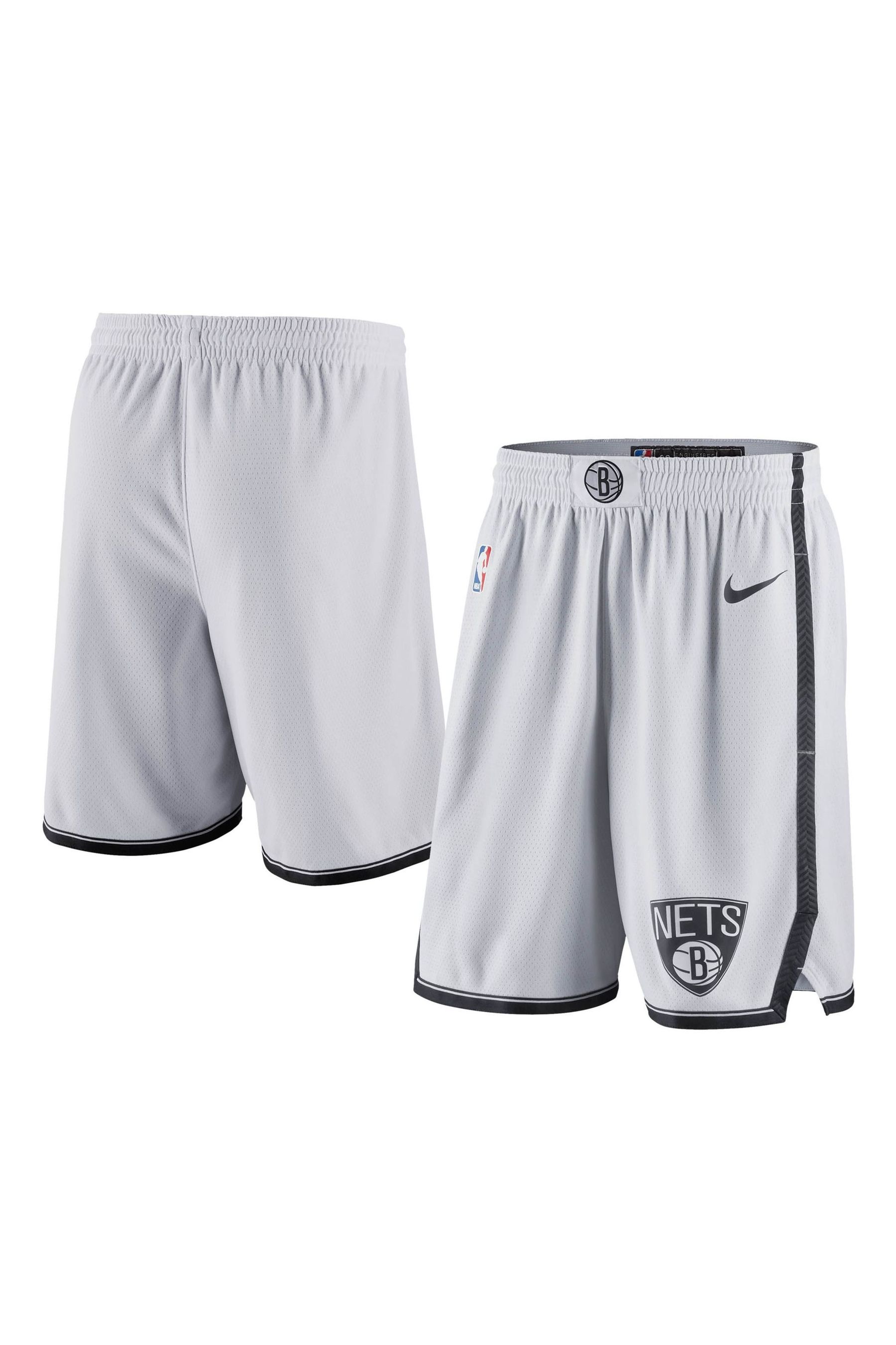 Buy Fanatics Silver Brooklyn Nets Association Swingman Shorts from the Next UK online shop