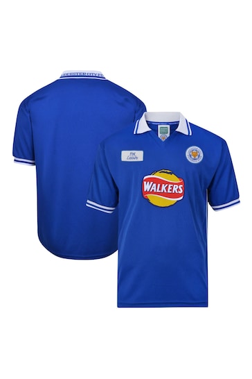 Fanatics Blue Leicester City 2000 Football Shirt