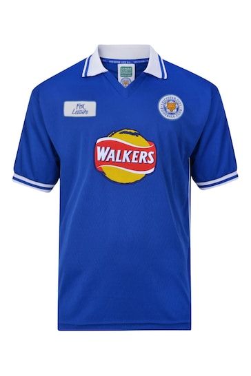 Fanatics Blue Leicester City 2000 Football Shirt