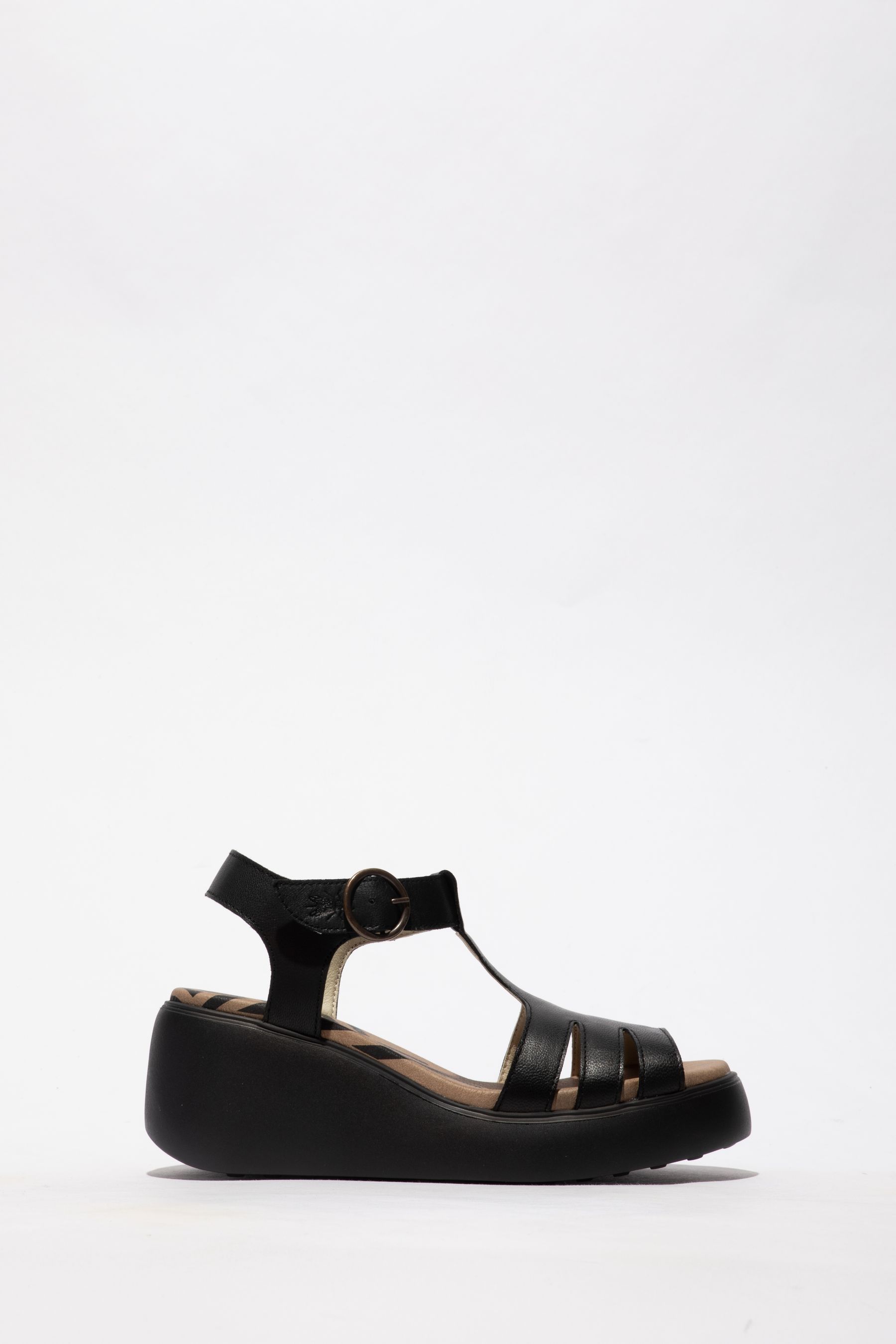 Fly hotsell black sandals
