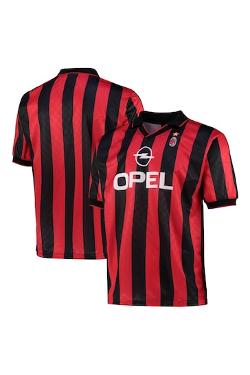 Fanatics Red AC Milan 1996 Football Shirt