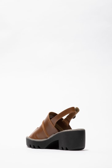 Fly London Tupi Brown Sandals