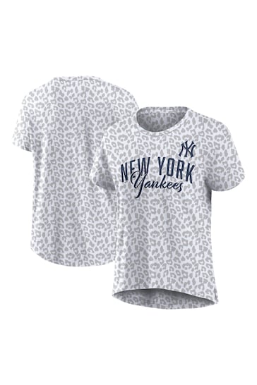 Fanatics Grey New York Yankees Fundamentals Printed T-Shirt