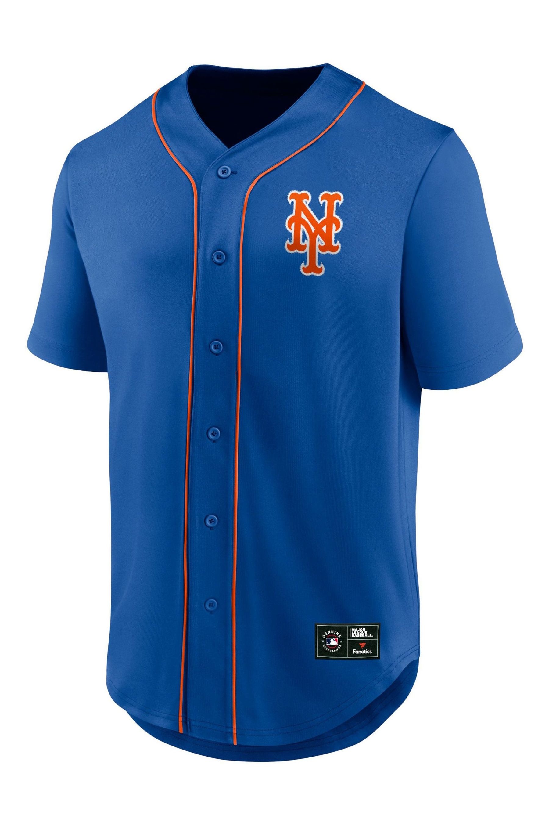 Buy Fanatics Blue New York Mets Foundations Fashion Top from the