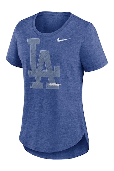 Fanatics Blue Los Angeles Dodgers Team Touch Triblend T-Shirt