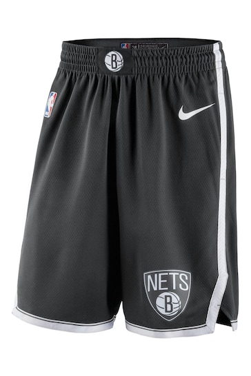 Fanatics Brooklyn Nets Icon Swingman Black Shorts
