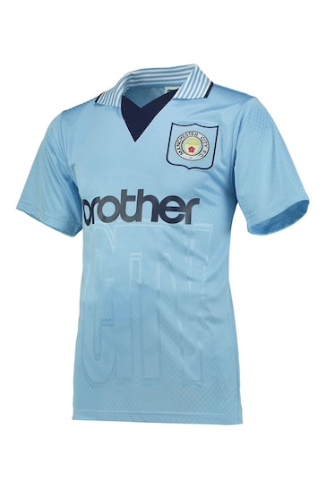 Fanatics Blue Manchester City 1996 Football Shirt