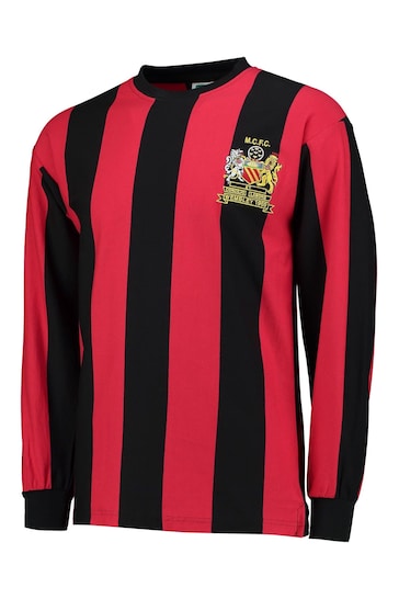 Fanatics Red Manchester City 1969 FA Cup Final Football Shirt