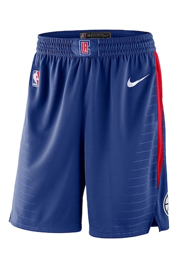 Fanatics Blue LA Clippers Icon Swingman Shorts