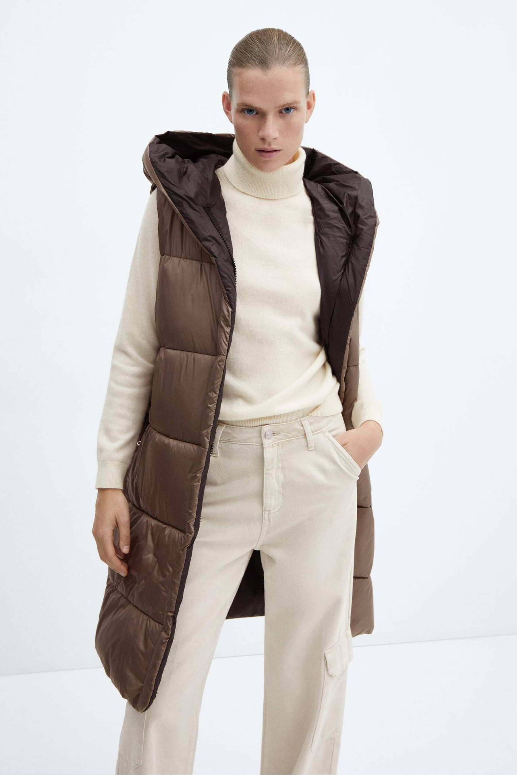 Gilet long 2025 mango