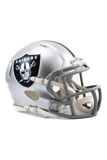 Fanatics Silver Las Vegas Raiders Riddell Speed Mini Helmet