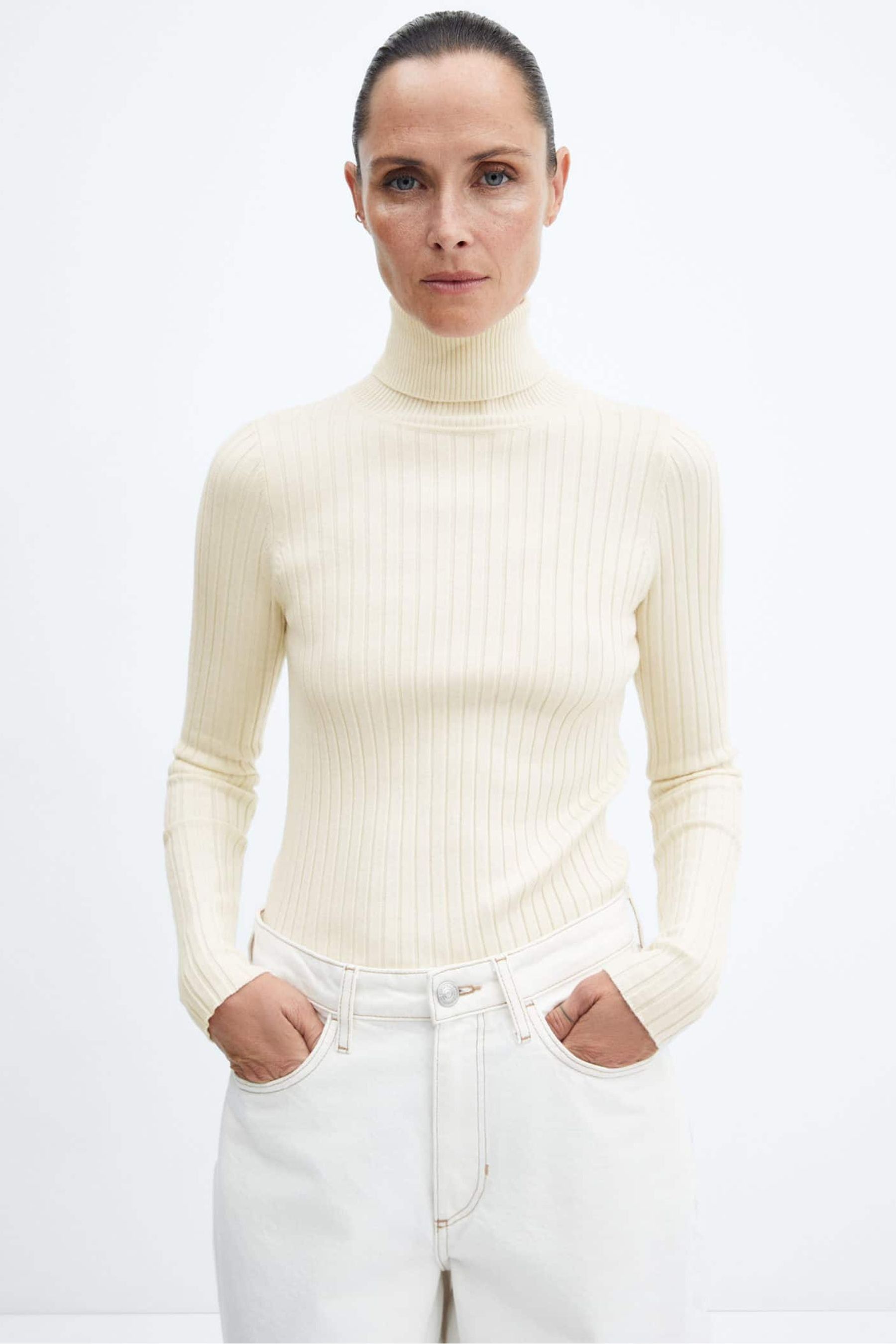 Nude roll discount neck jumper
