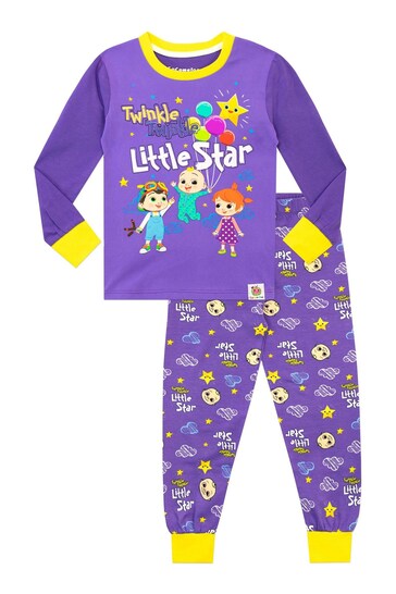 Character Purple Cocomelom Kids CoComelon Snuggle Fit Pyjamas