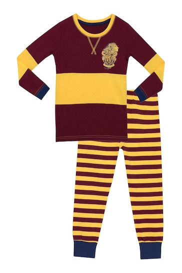 Character Red Harry Potter Stripe Girls Harry Potter Snuggle Fit Pyjamas - Gryffindor