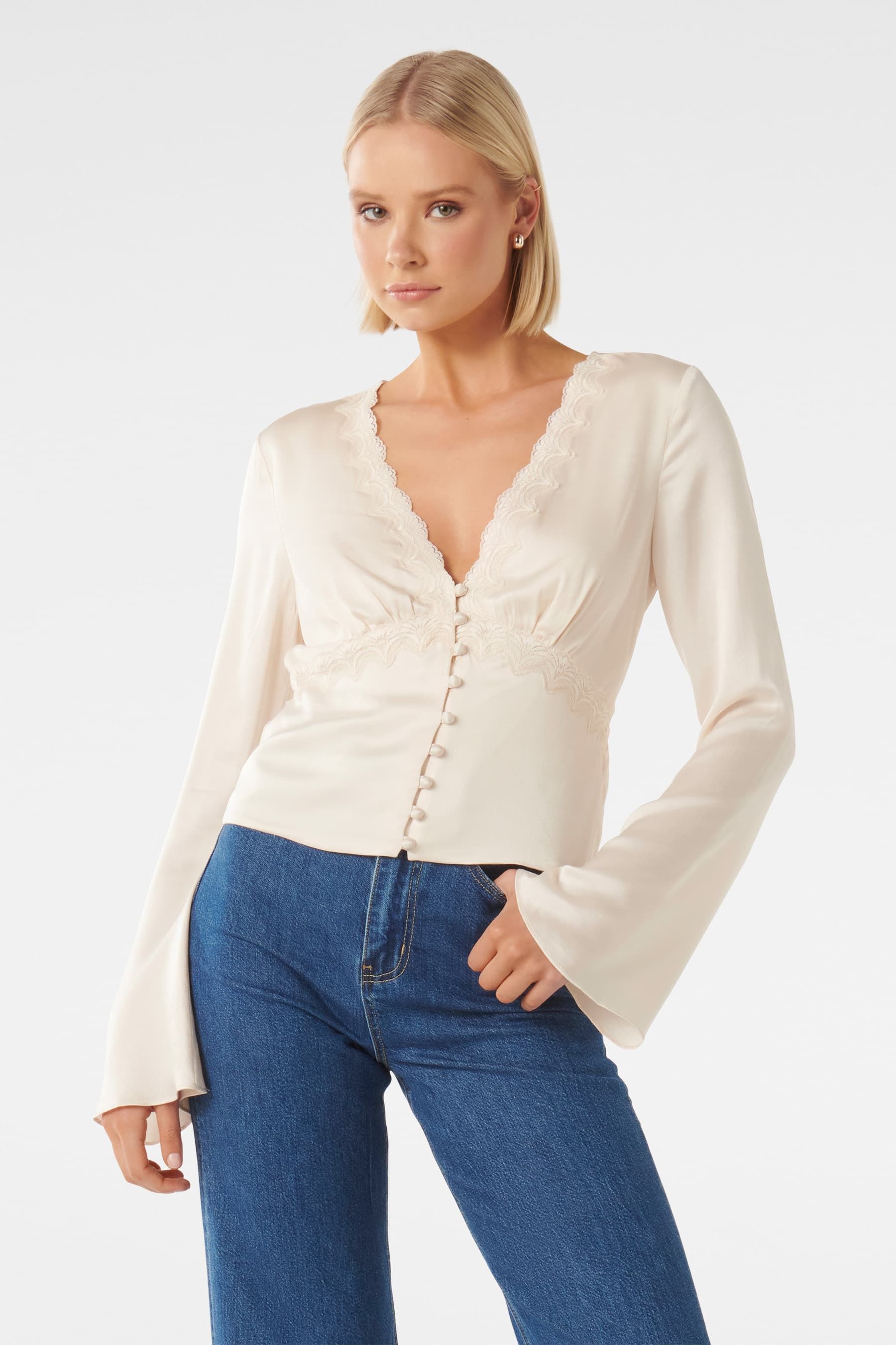 Forever new white sales jeans