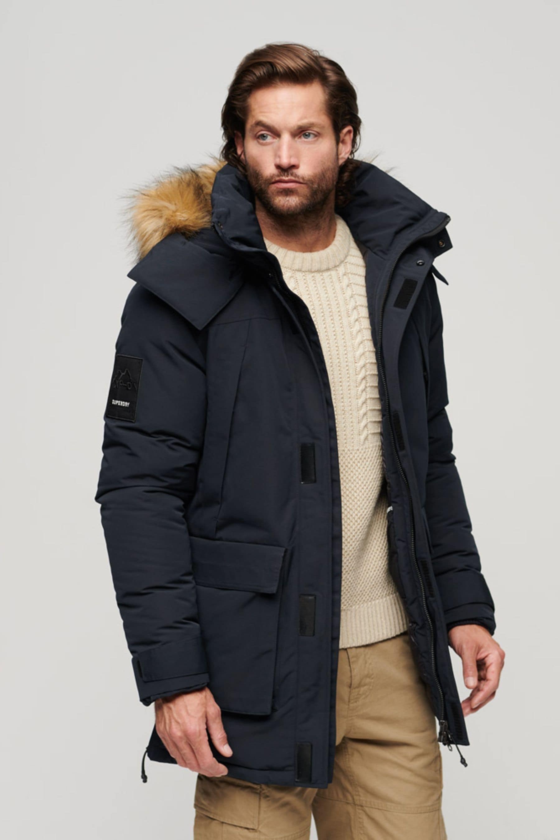 Buy Superdry Blue XPD Everest Parka from the Next UK online shop