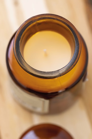 Paddywax Brown Apothecary Sea Salt & Sage 226g Glass Jar Candle