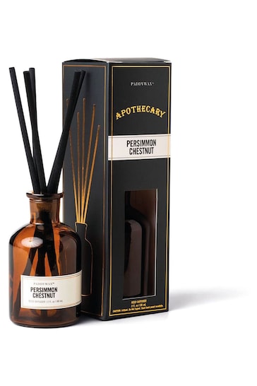 Paddywax Apothecary Persimmon & Chestnut 88ml Glass Reed Diffuser