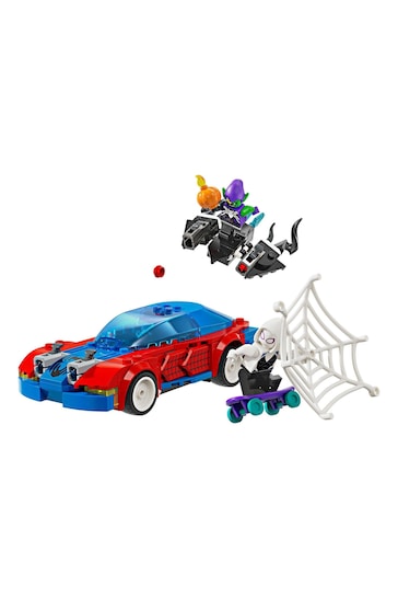 Lego Marvel SpiderMan Race Car  Venom Green Goblin 76279