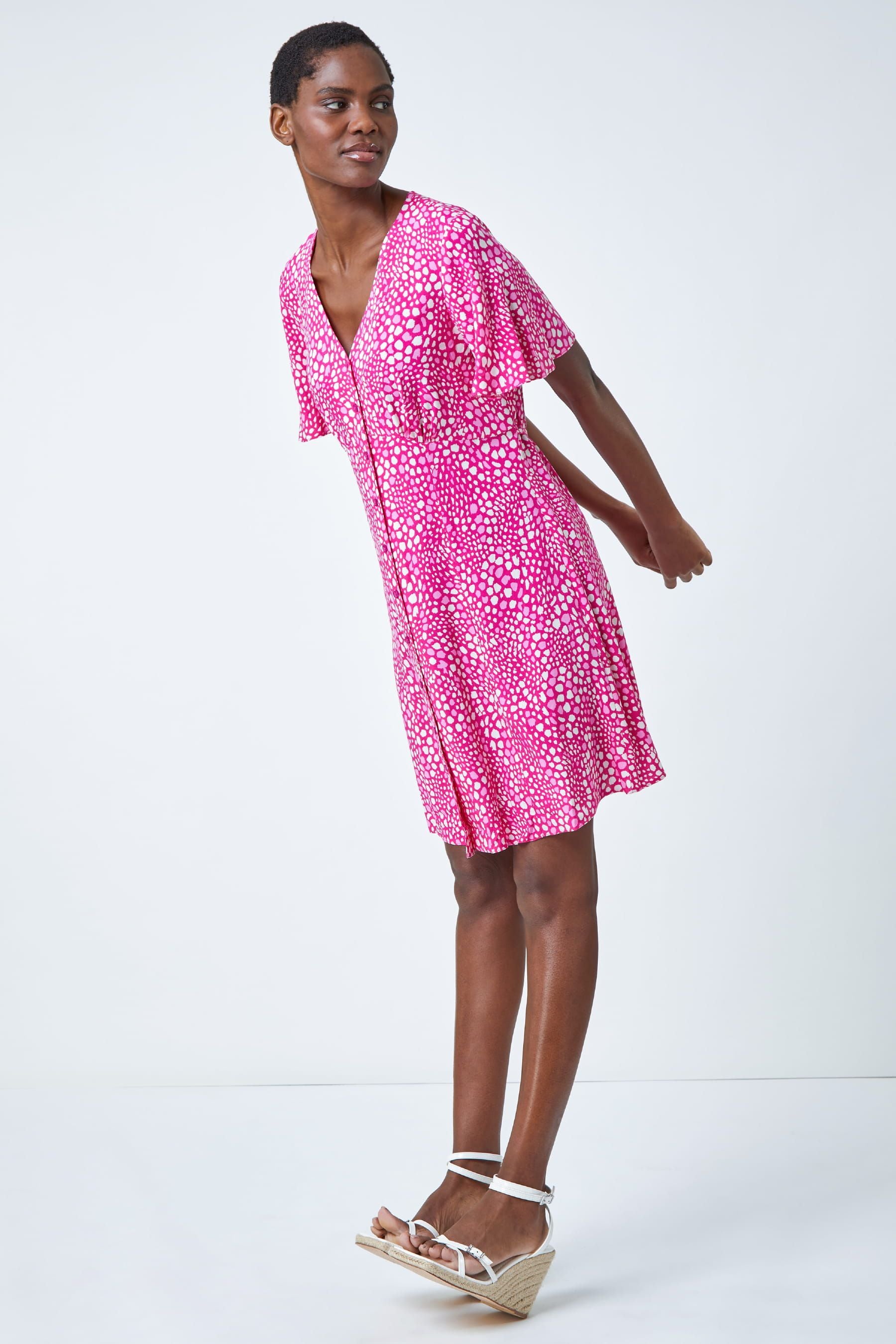 Roman pink dress hotsell