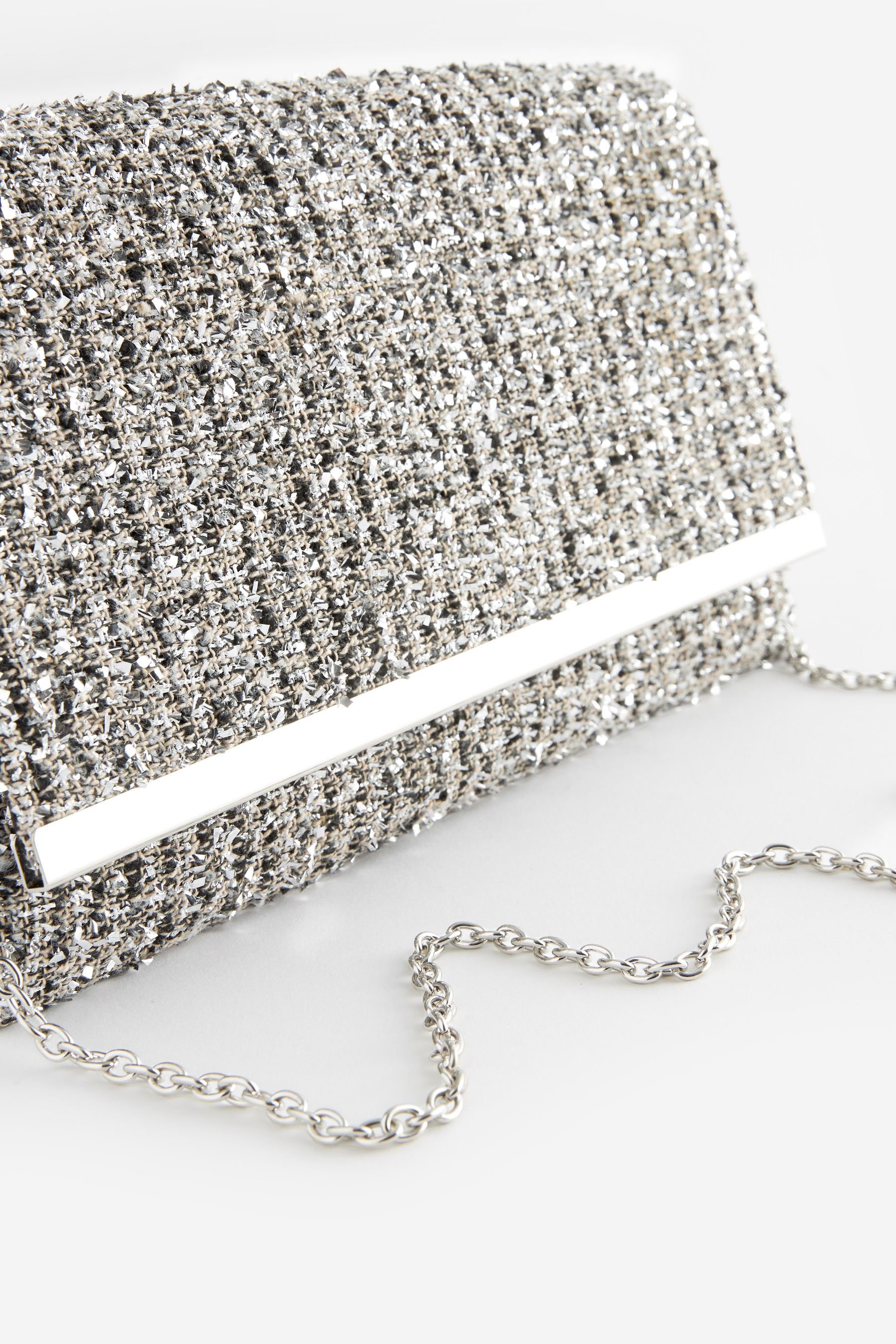 Dark grey 2024 clutch bag uk