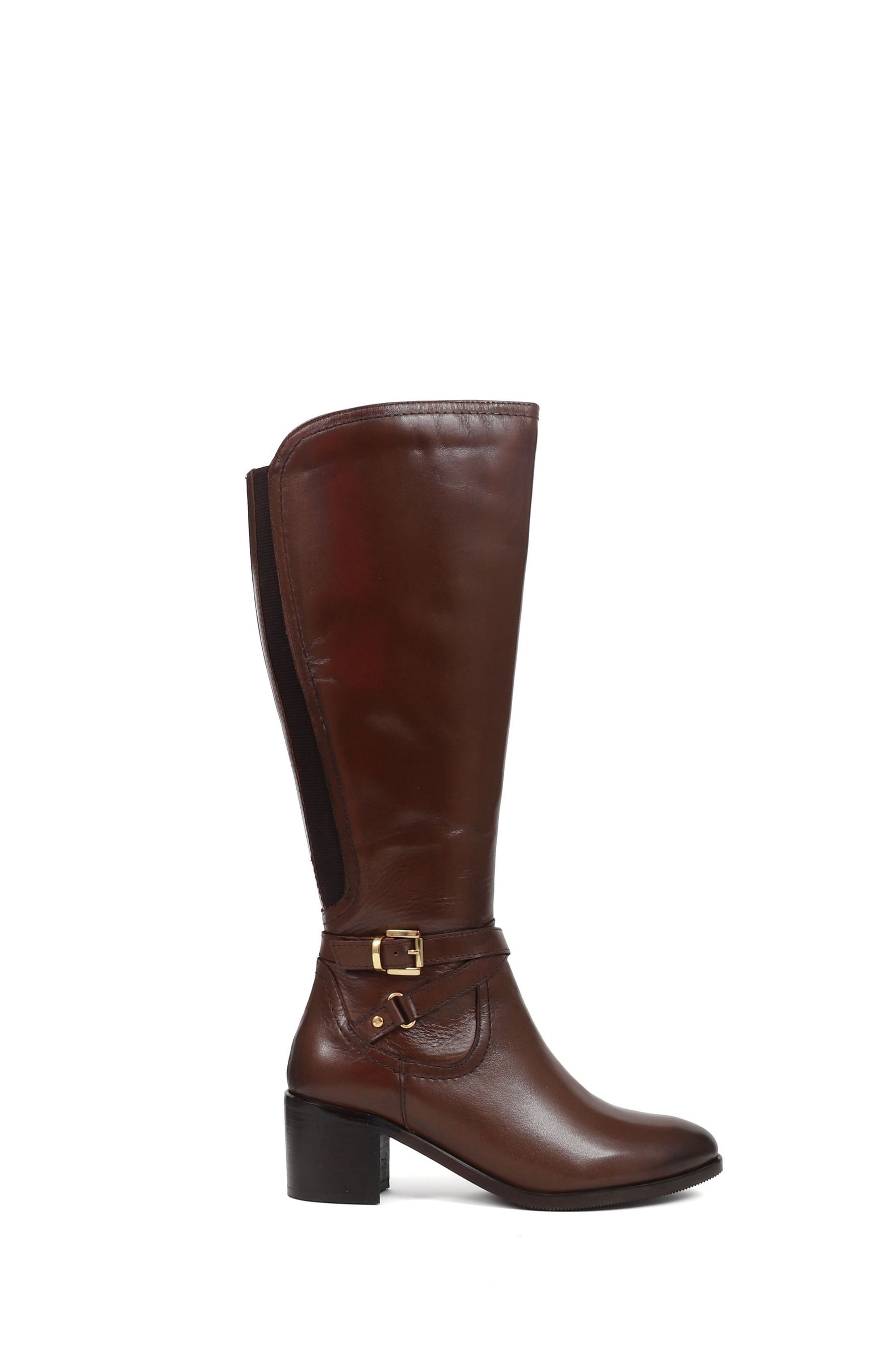 Pavers black knee high boots sale