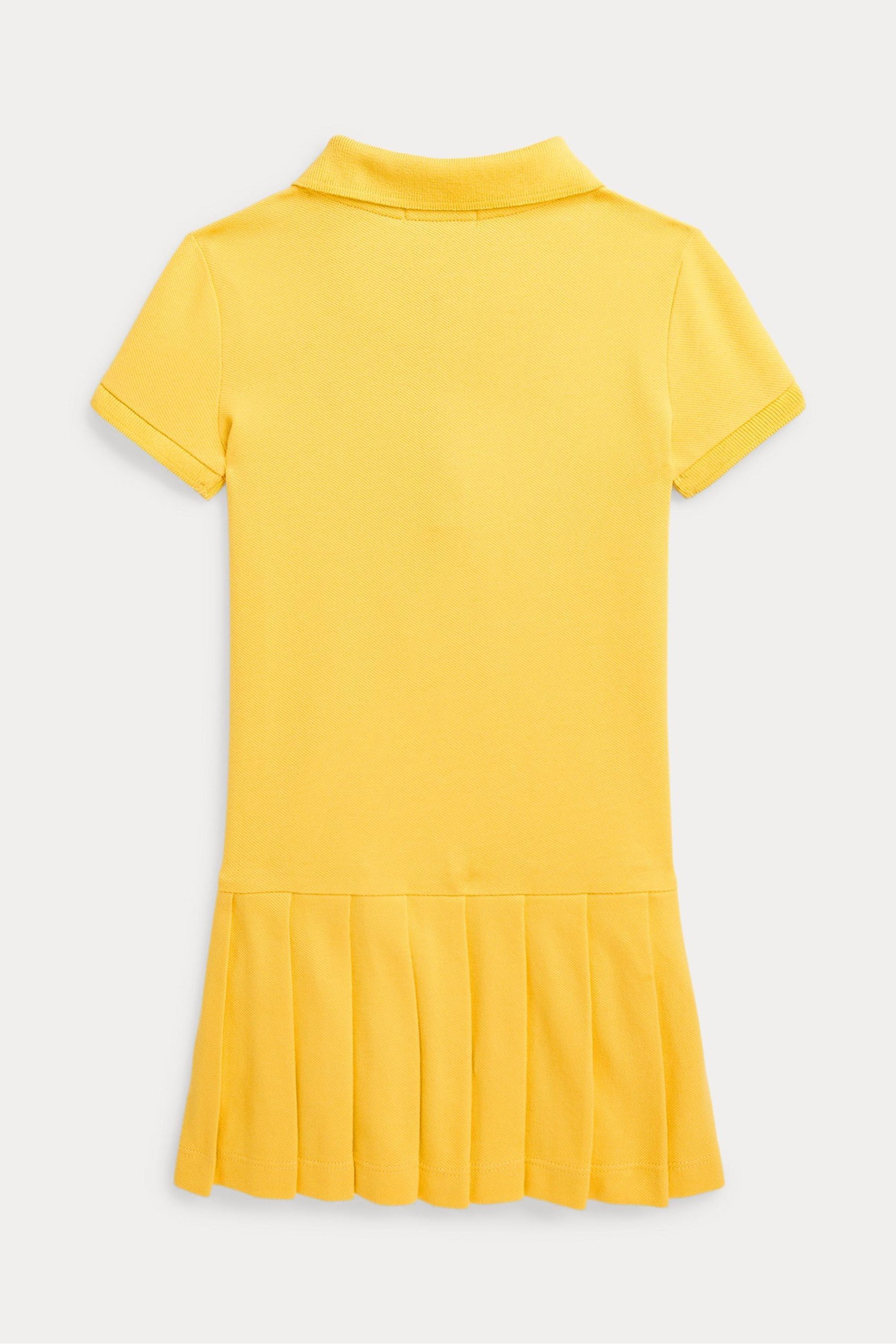 Stretch mesh store polo dress