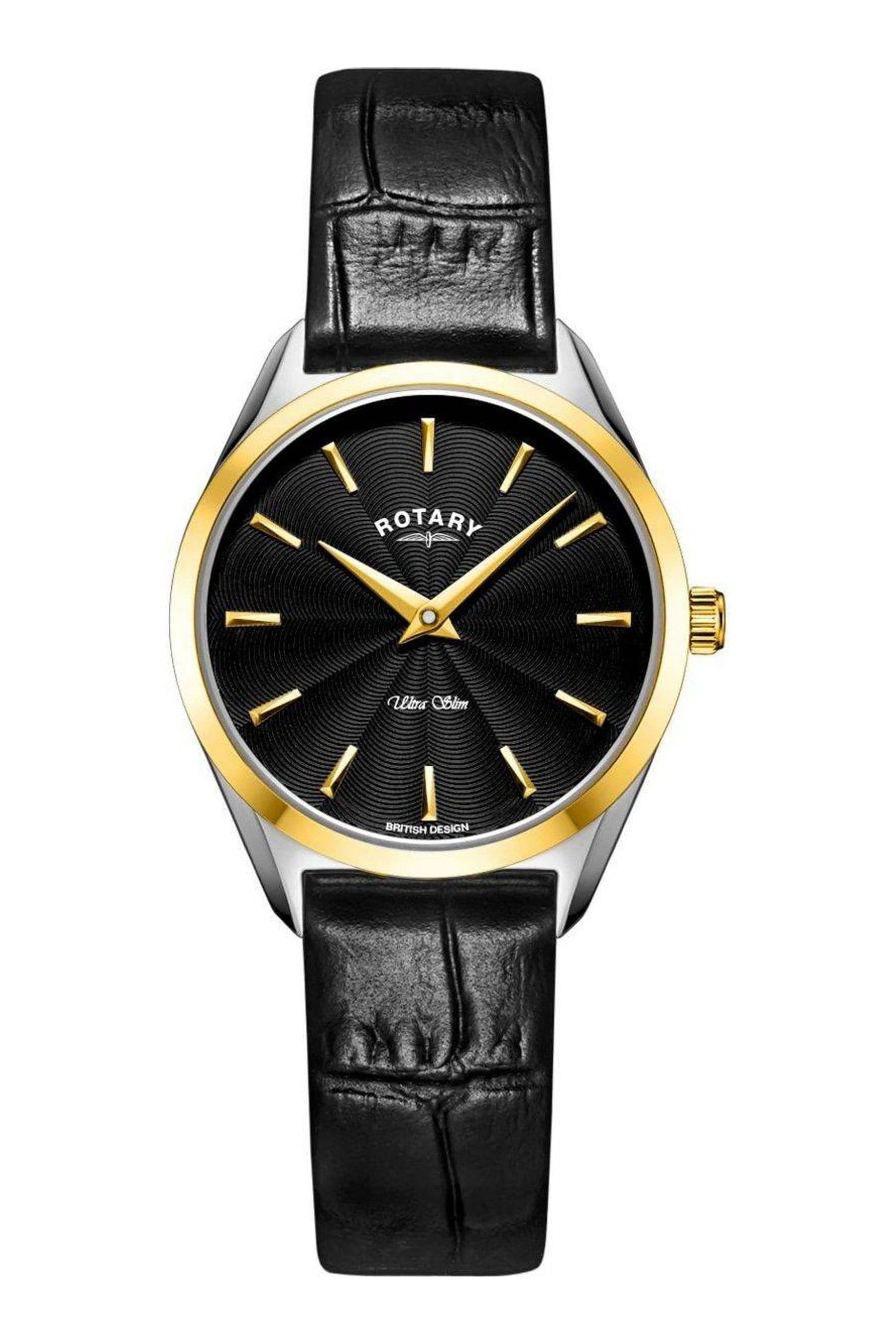 Buy Rotary Ladies Ultraslim Black Watch from the Next UK online shop
