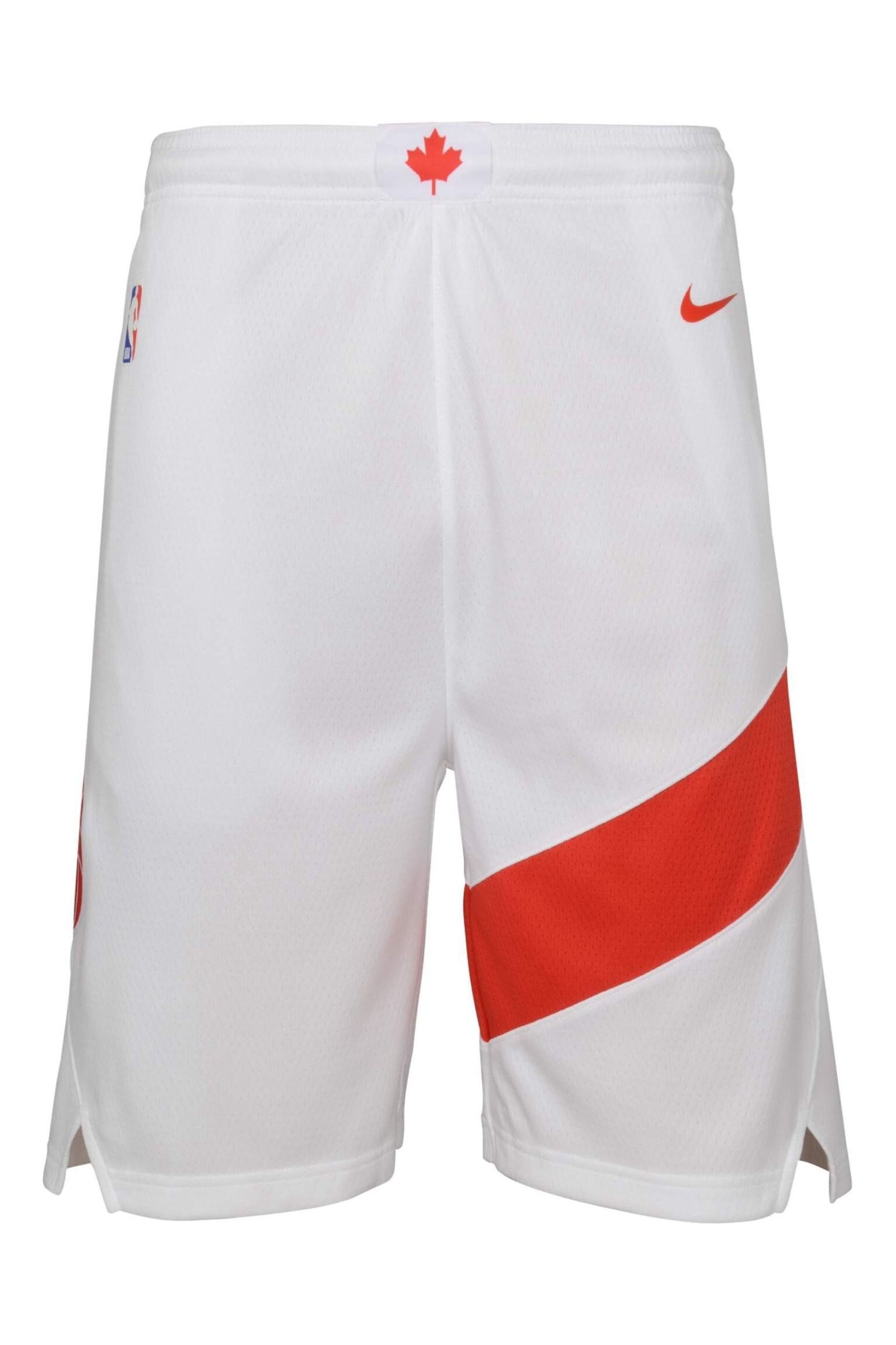 Buy Fanatics Toronto Raptors Association Swingman White Shorts