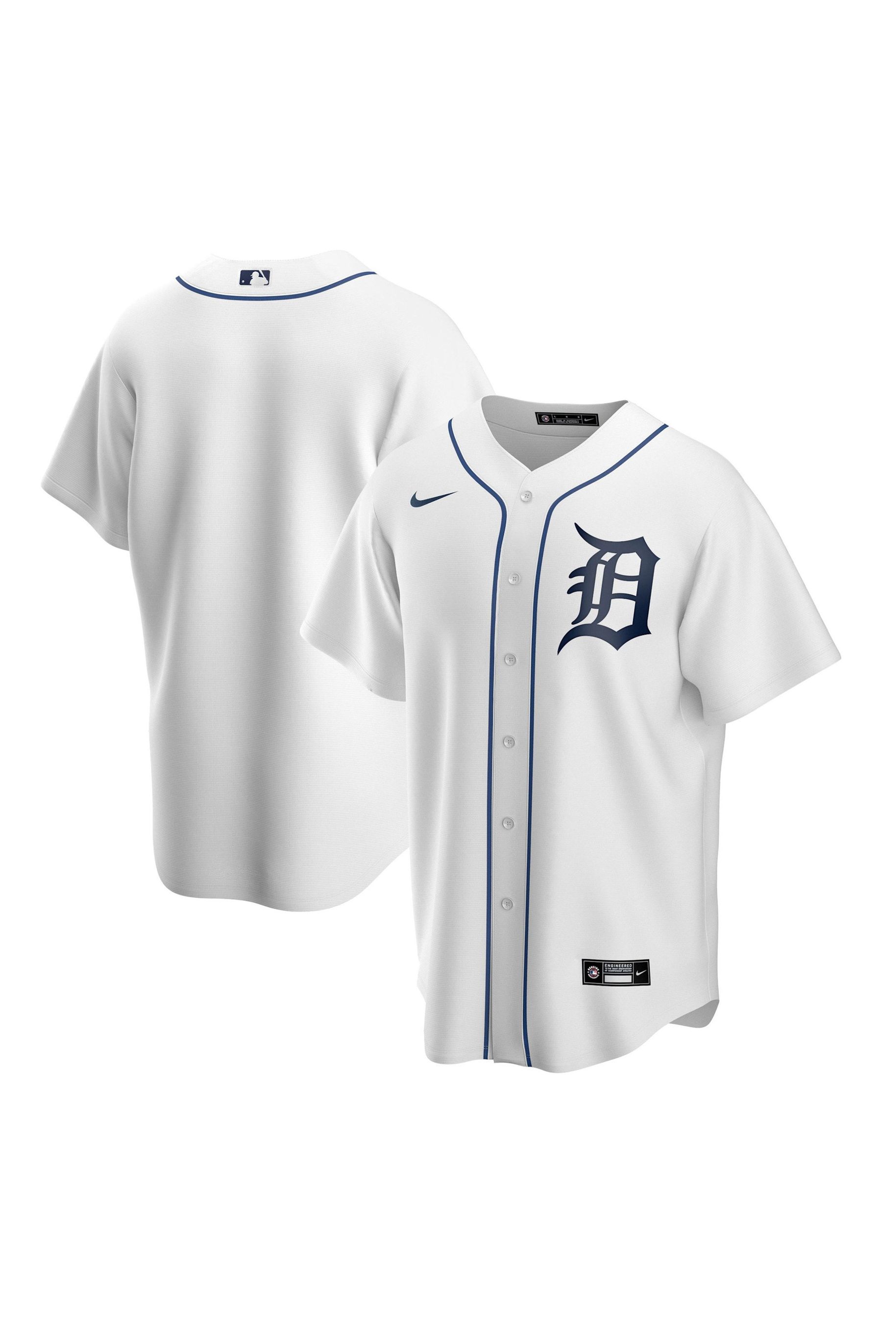 Fanatics Detroit Tigers Official Replica Home White Jersey