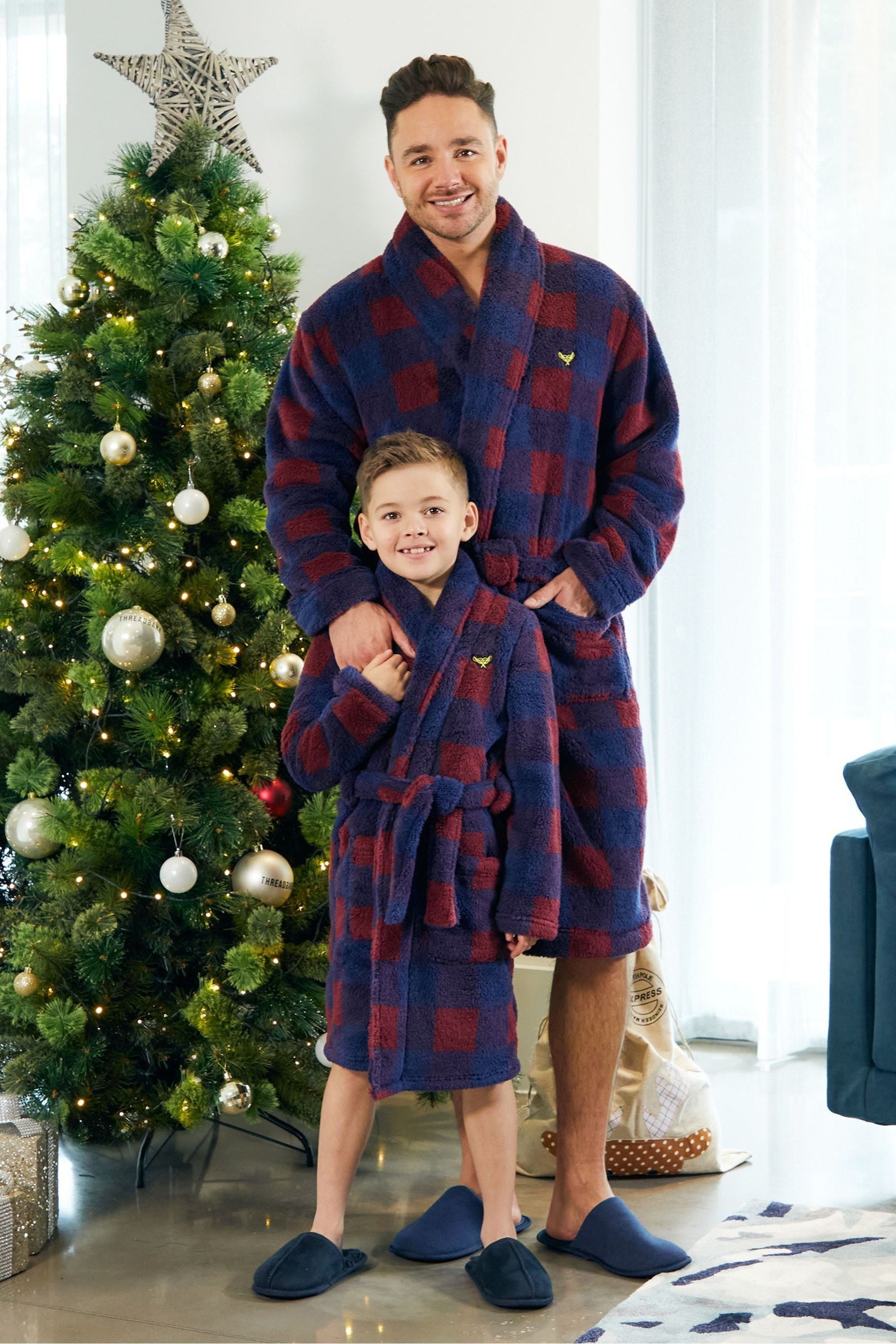Father christmas dressing gown discount