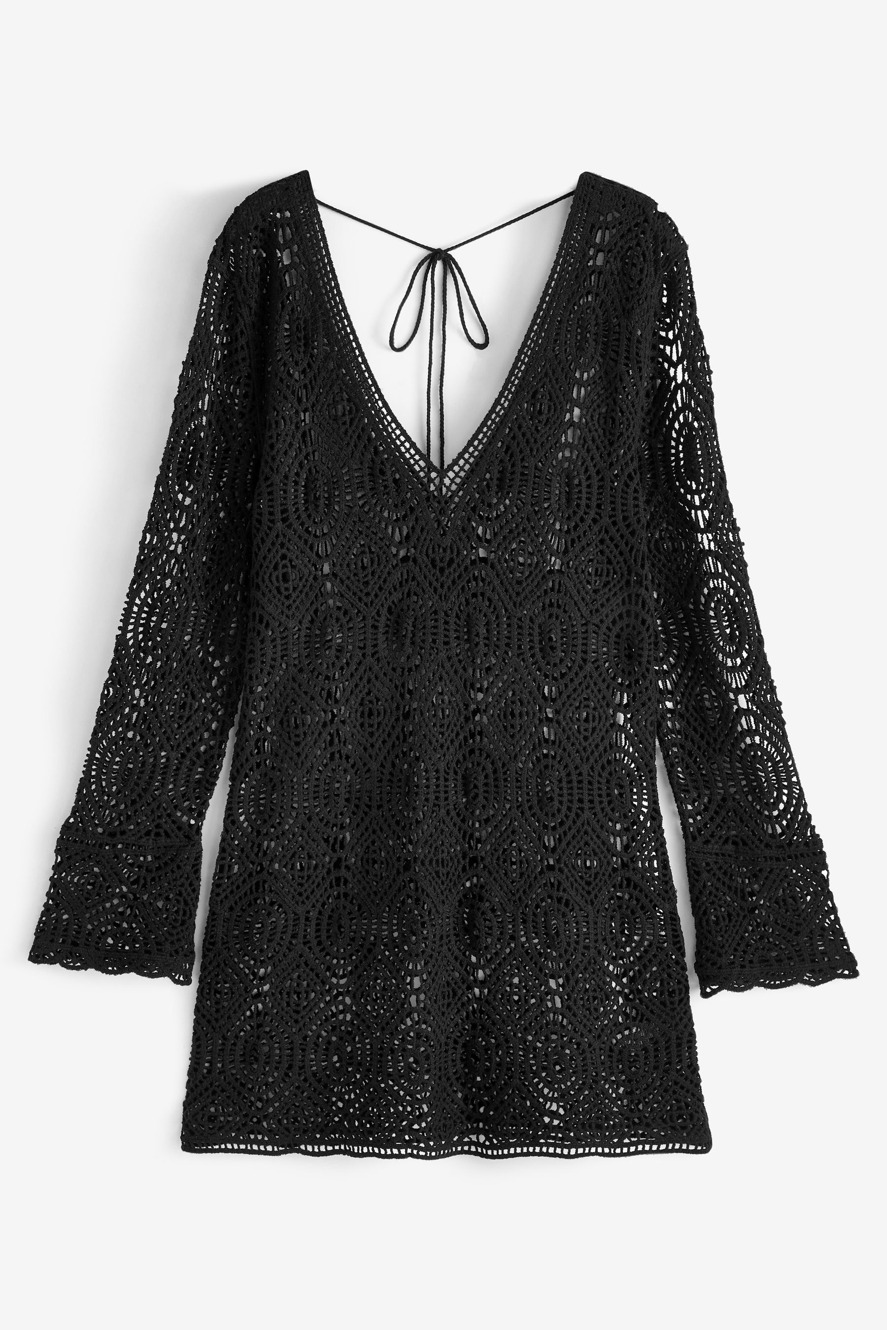 Black cover up for dress top