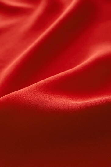 red blouse v neck