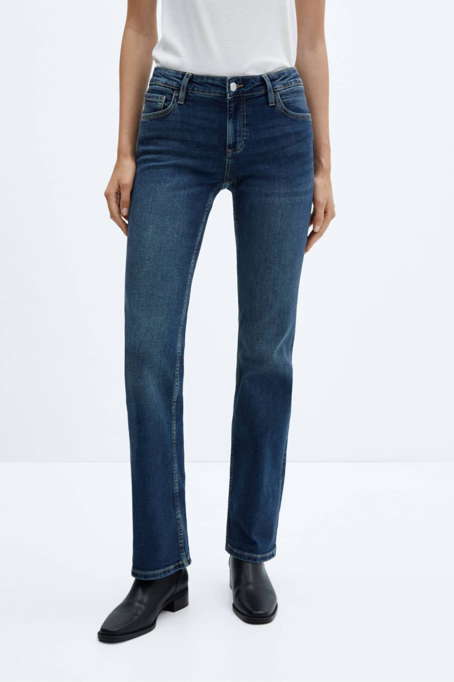 Mango slight curve skinny clearance