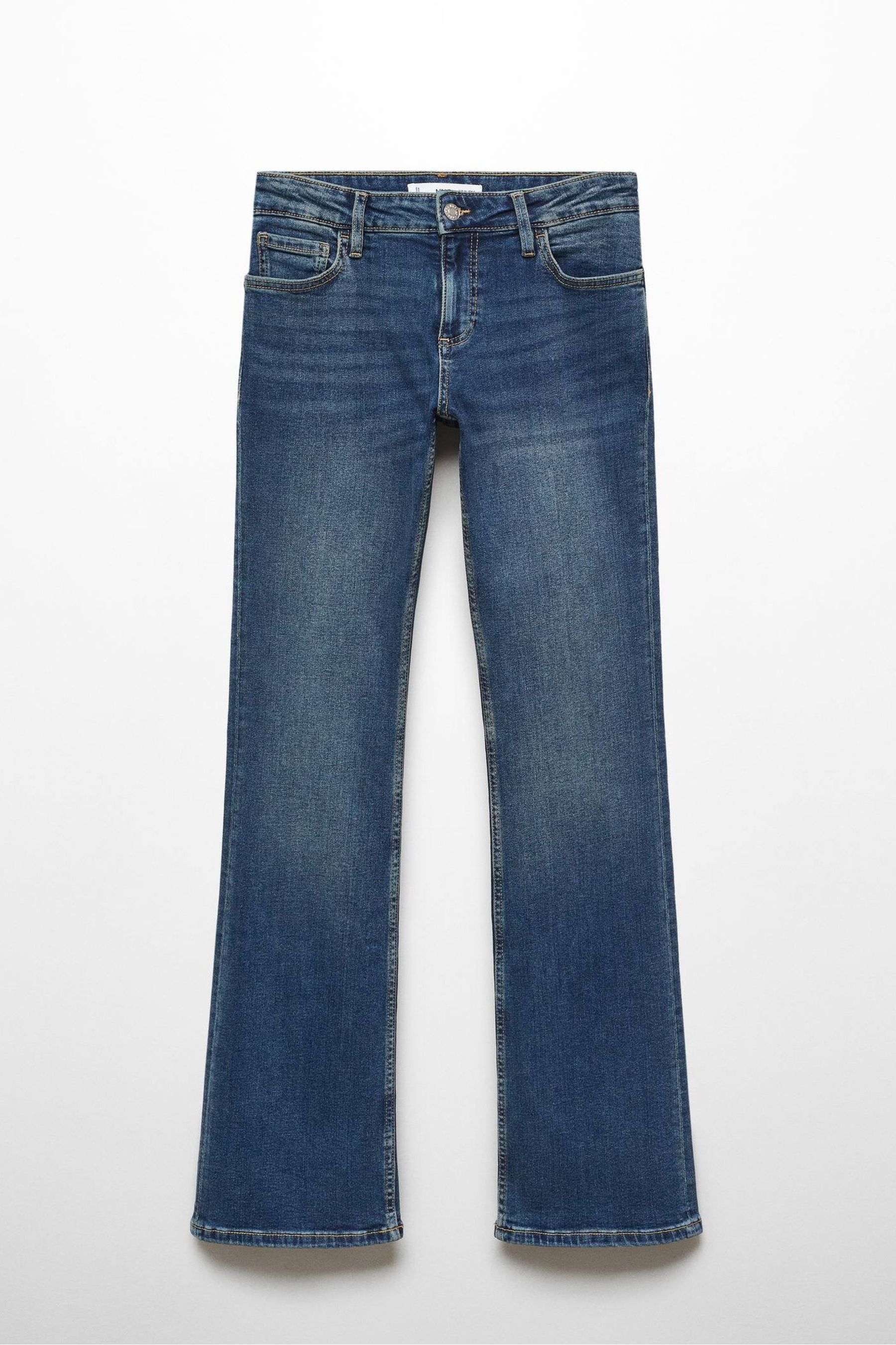 Mango slight curve skinny top