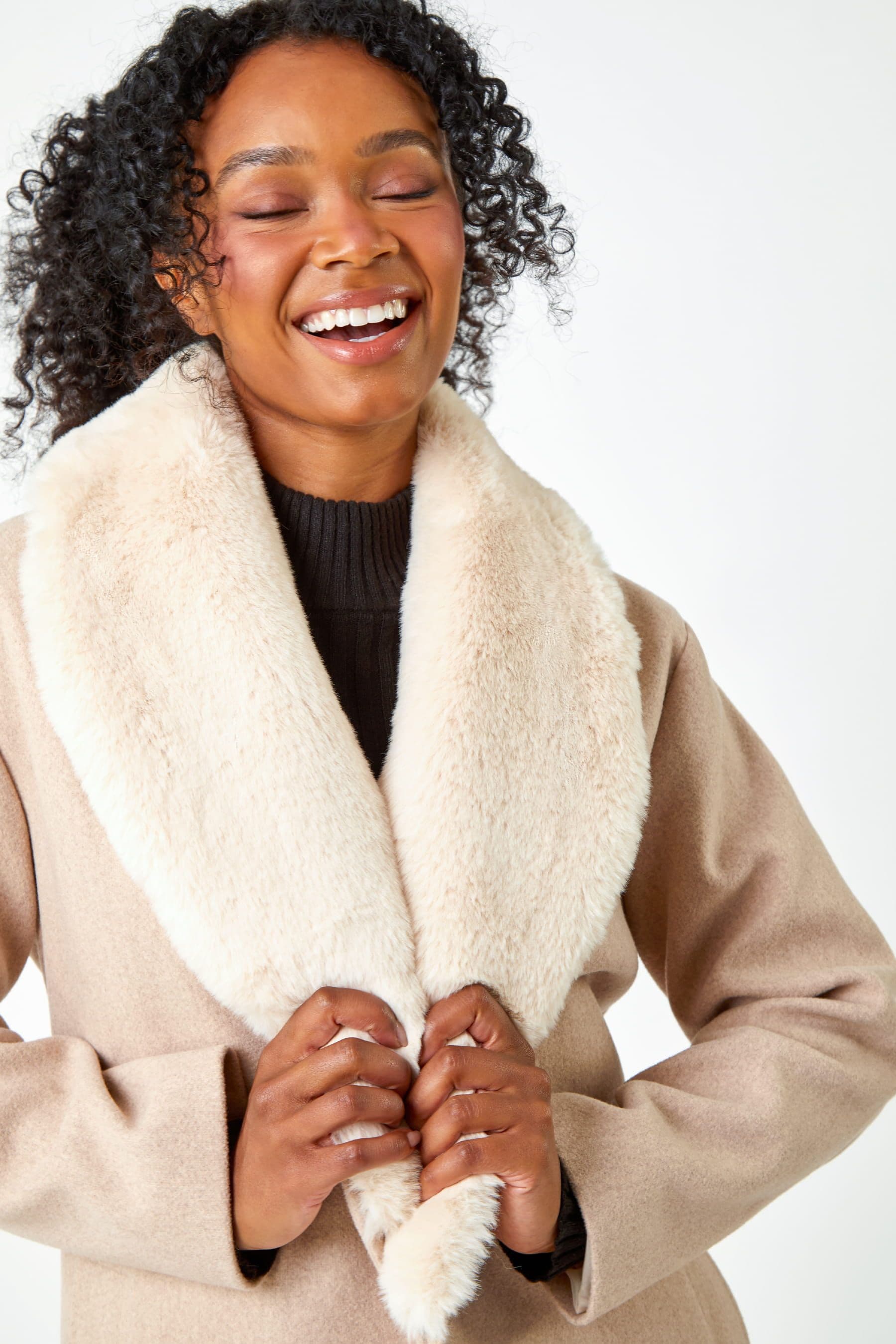 Roman sales fur coat
