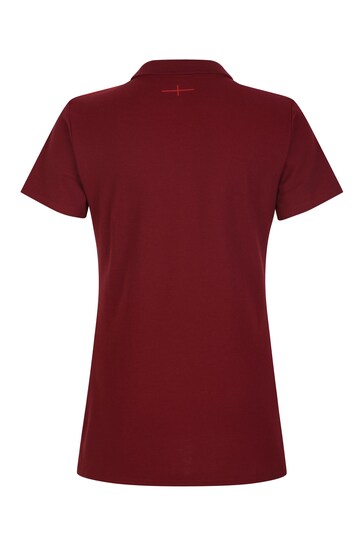 Umbro Red England CVC Polo Shirt (O2) Wmns