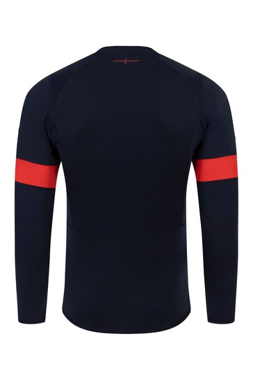 Umbro Blue England Contact Training Rugby Long Sleeve Jersey