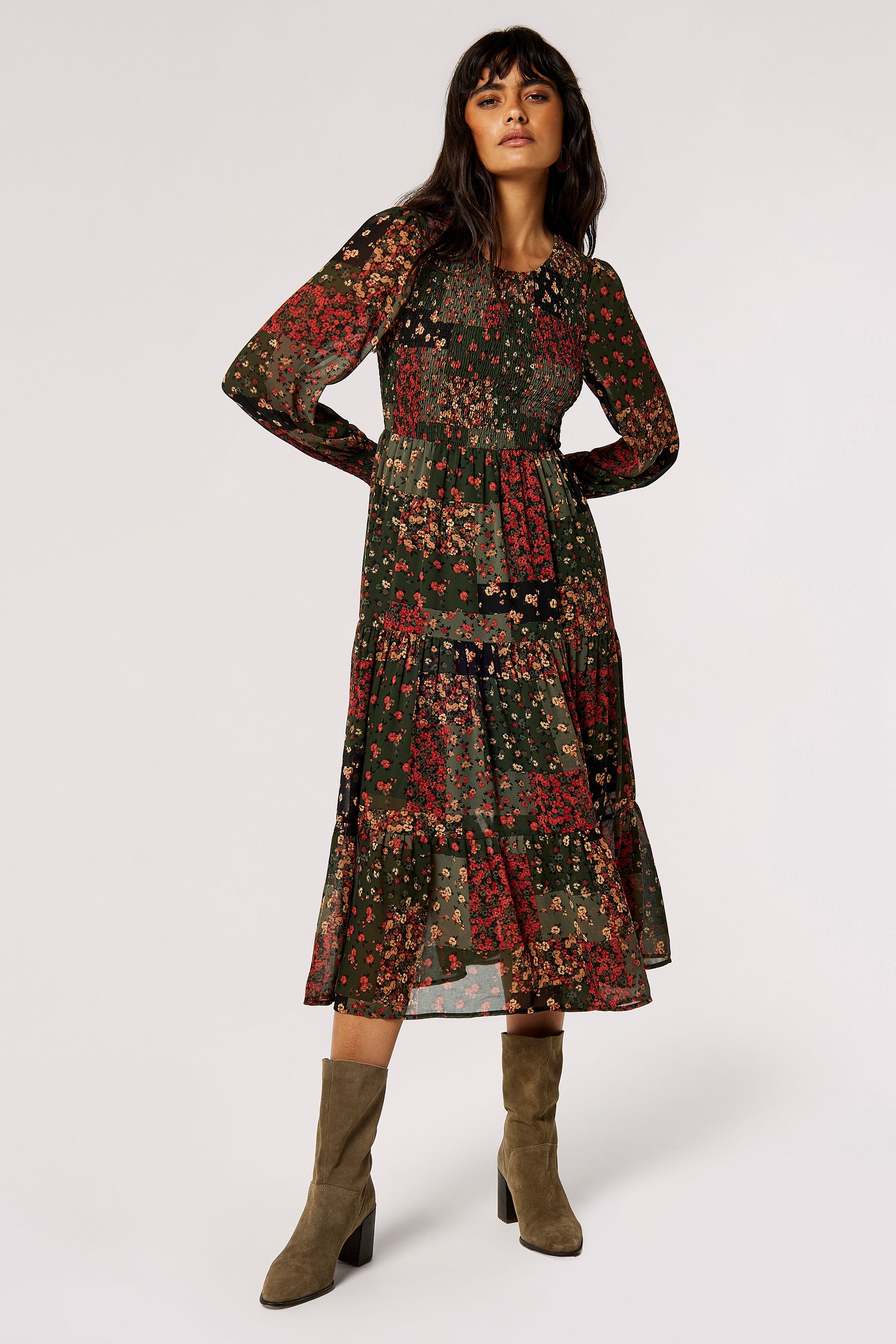 Next best sale patchwork dress