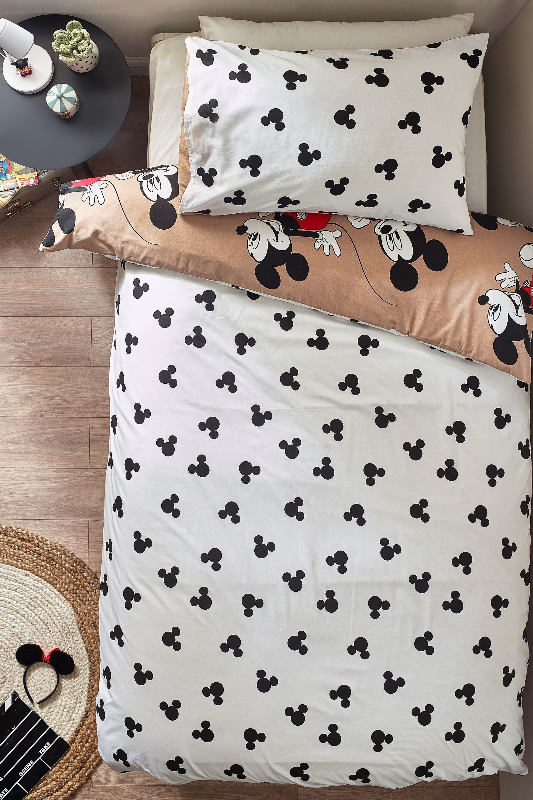 Mickey Mouse 100 Cotton Duvet Cover and Pillowcase Set