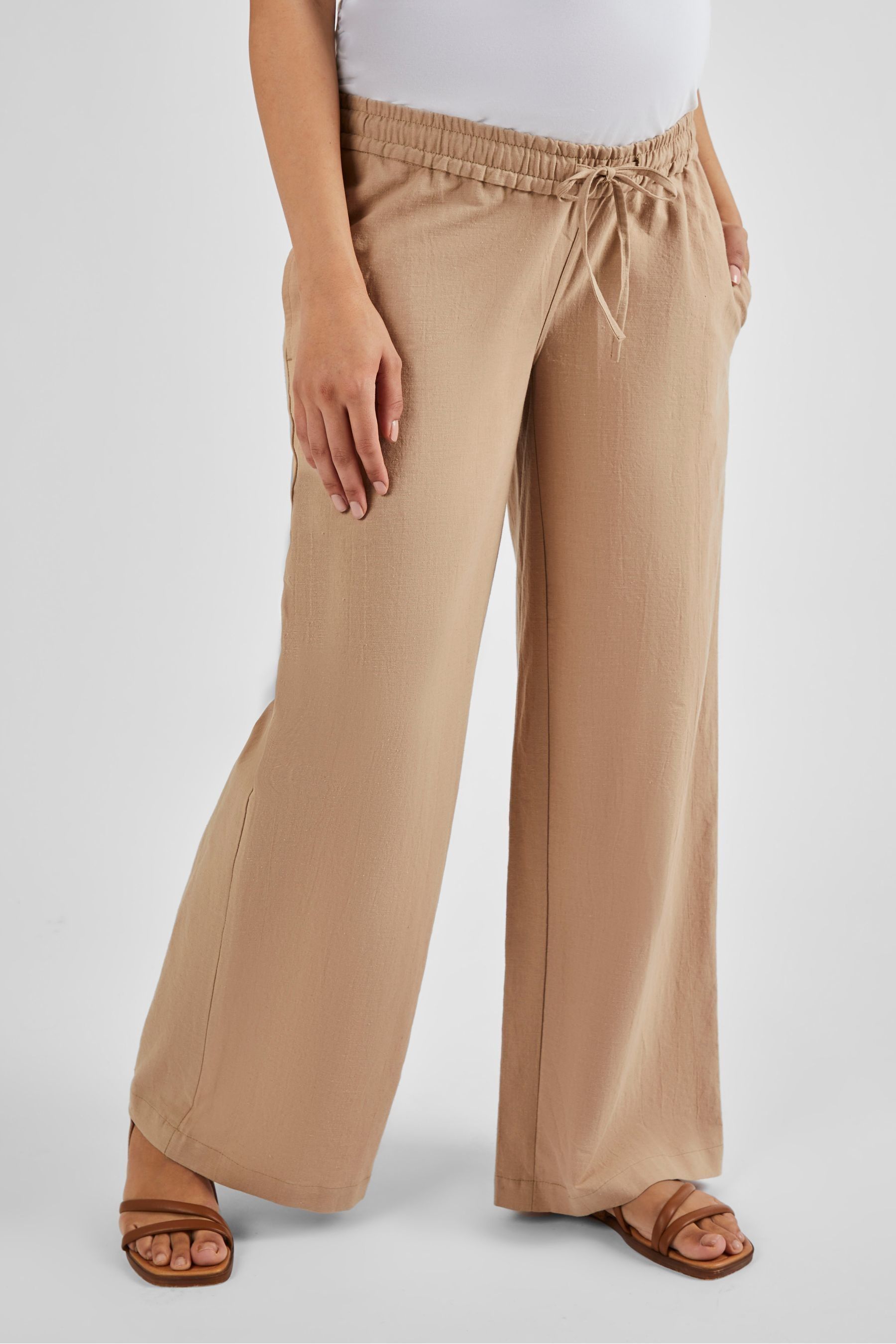 Maternity linen sales trousers uk
