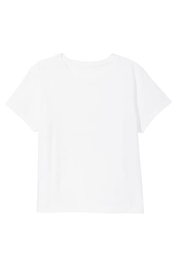Victoria's Secret PINK Optic White Short Sleeve Dreamer T-Shirt