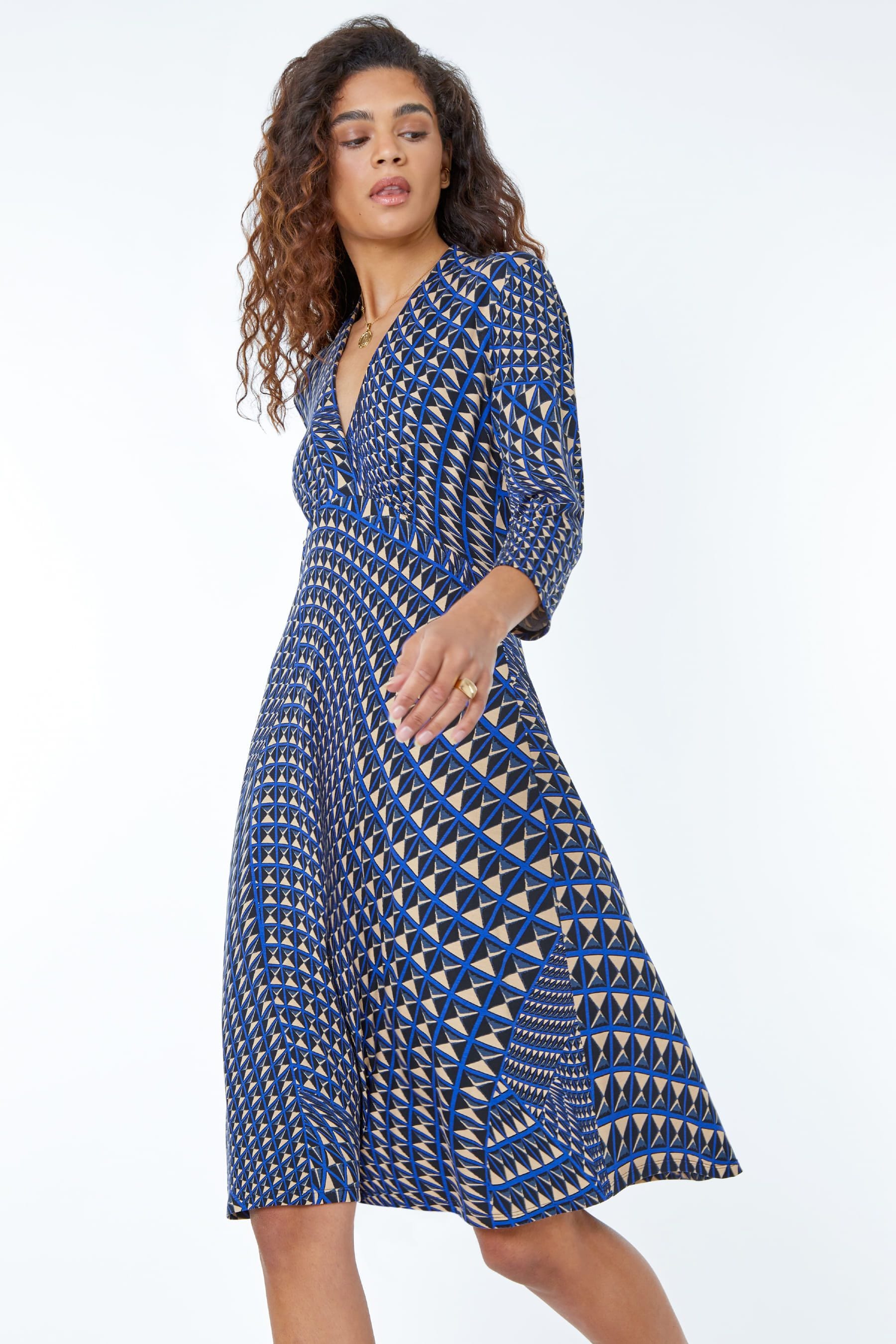 Next geo hotsell print dress