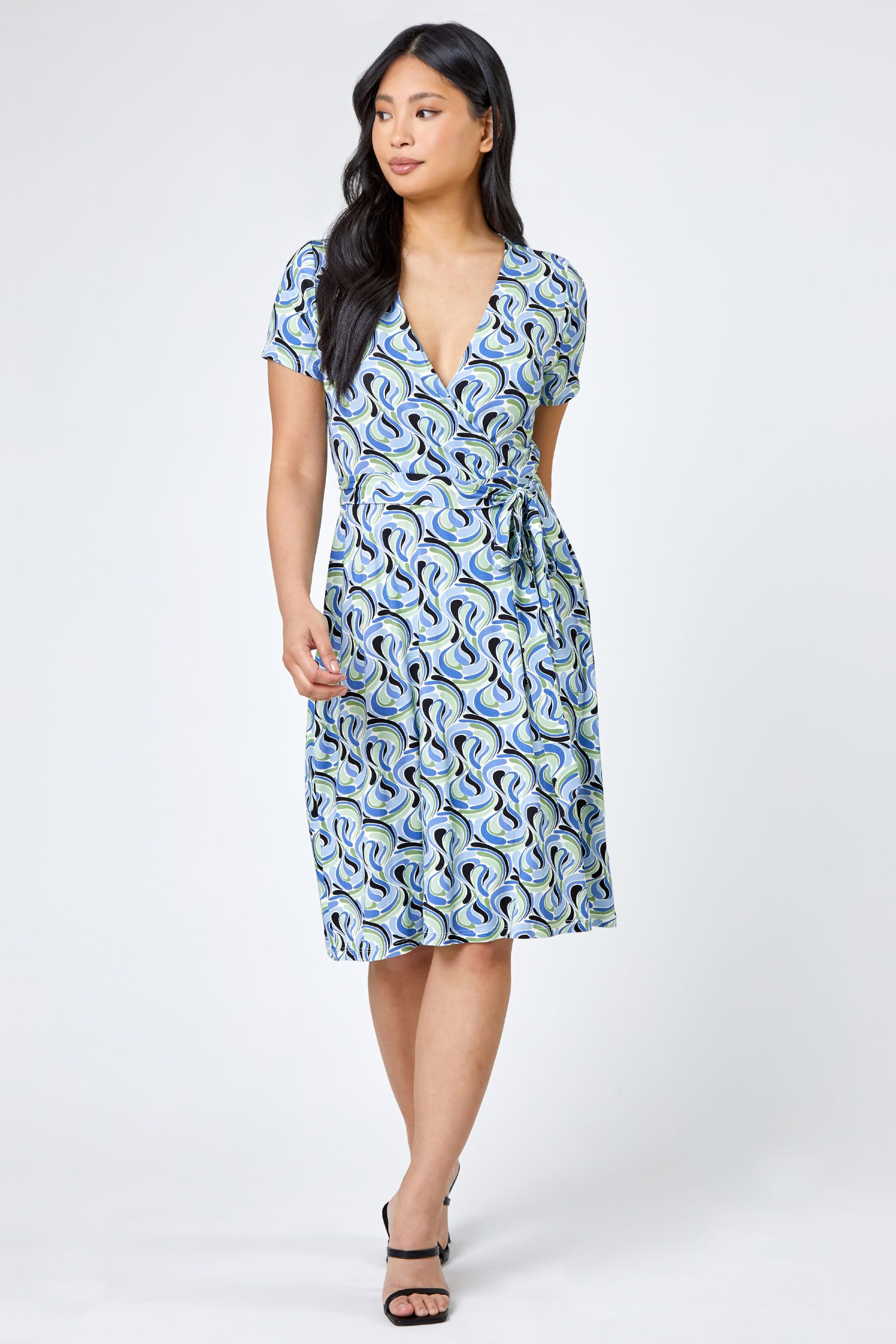 Petite wrap dress uk top
