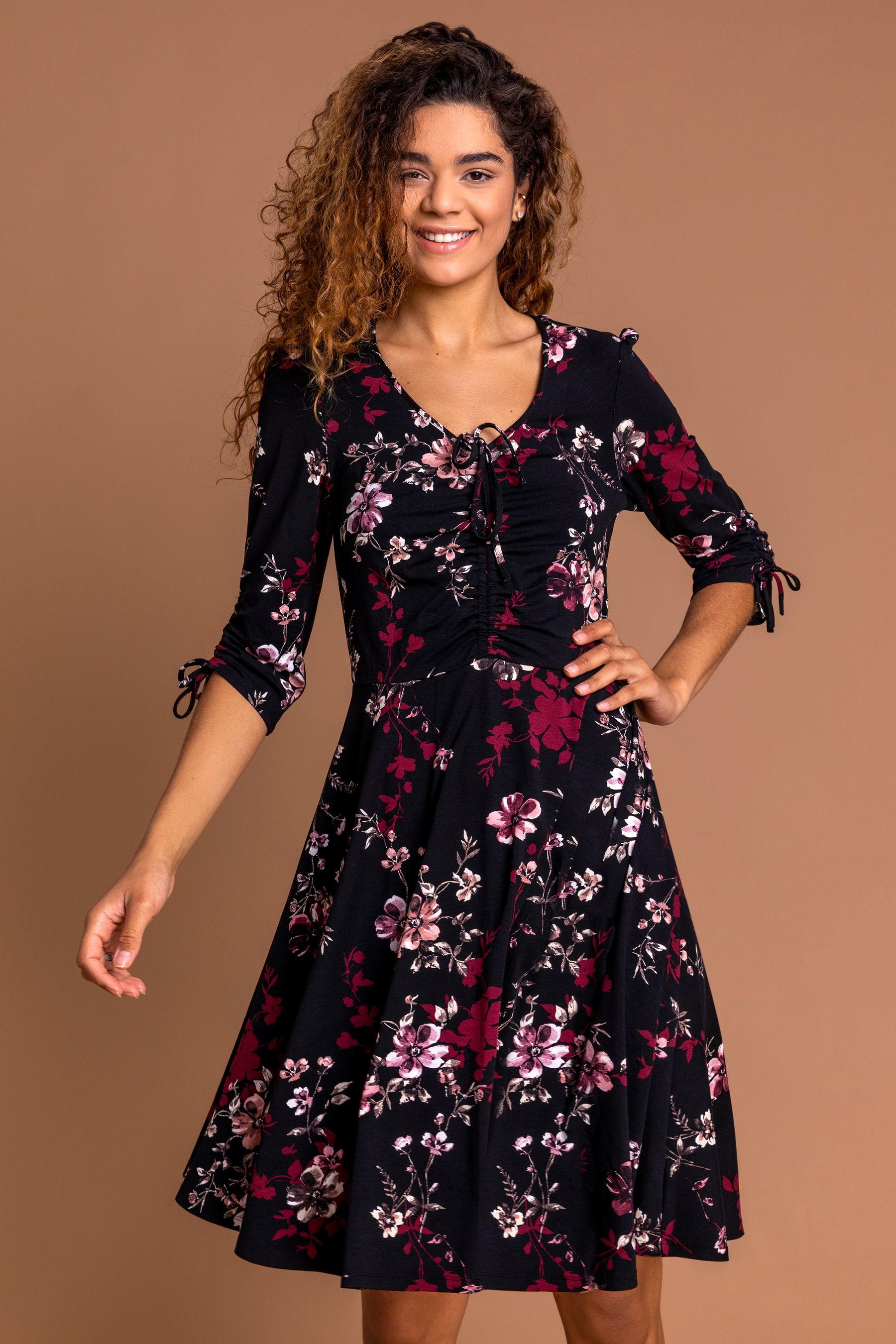 Roman outlet floral dress