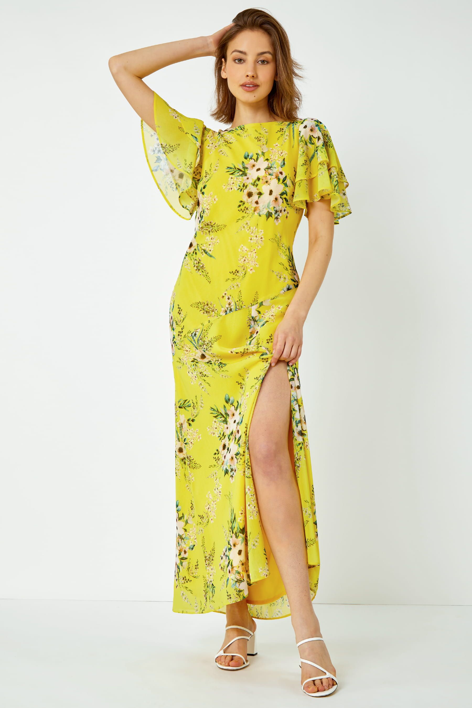 Next yellow floral dress hotsell