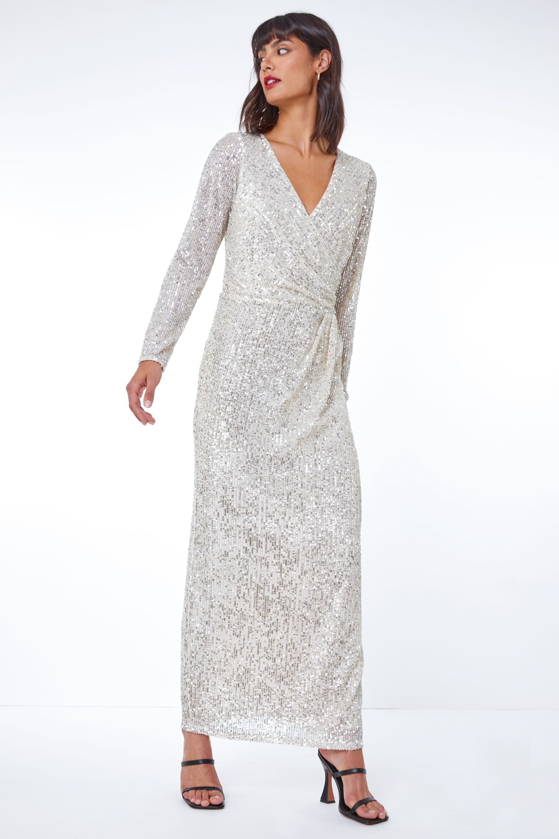 Roman shop silver dress