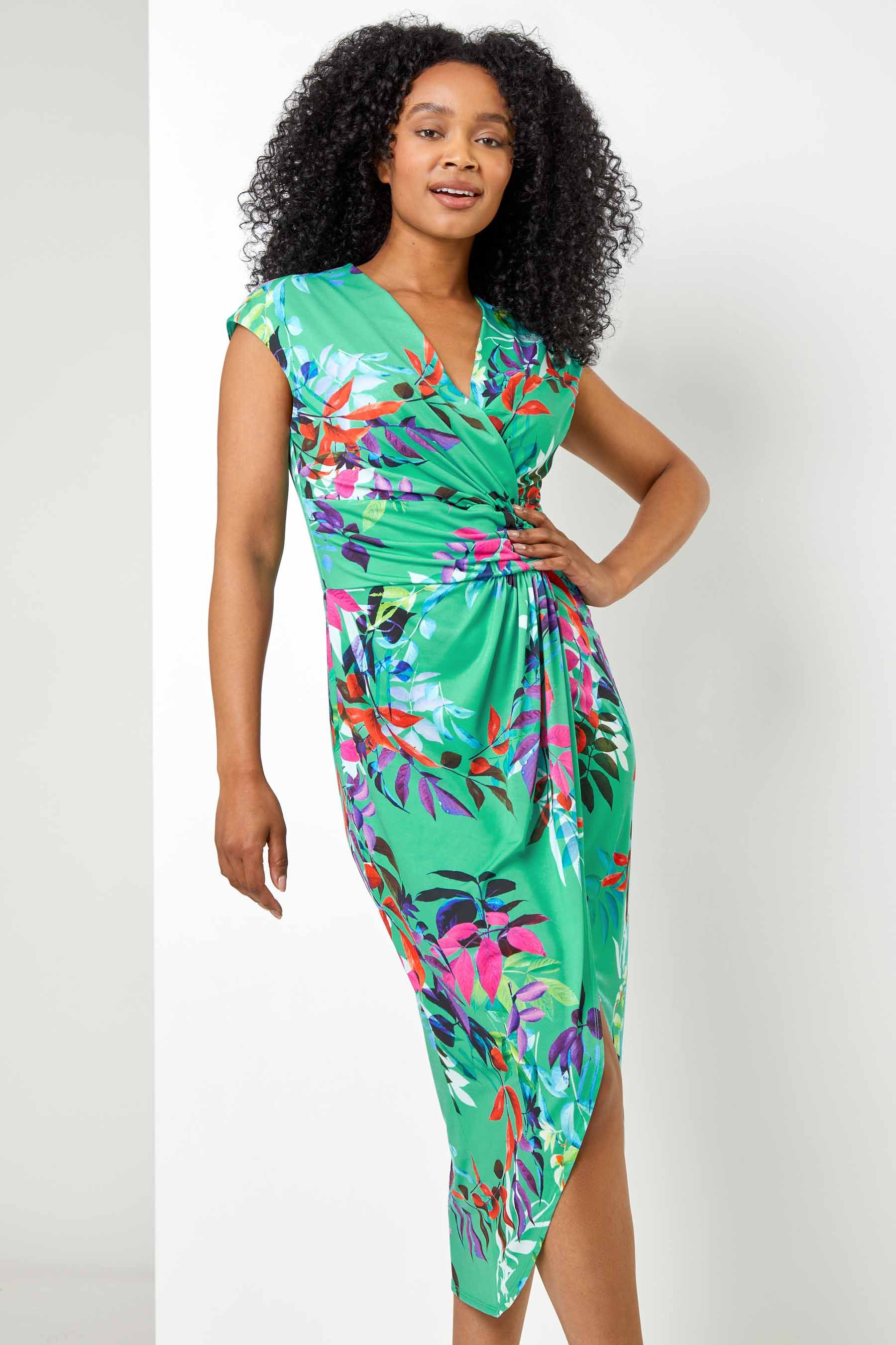 Roman wrap dress best sale