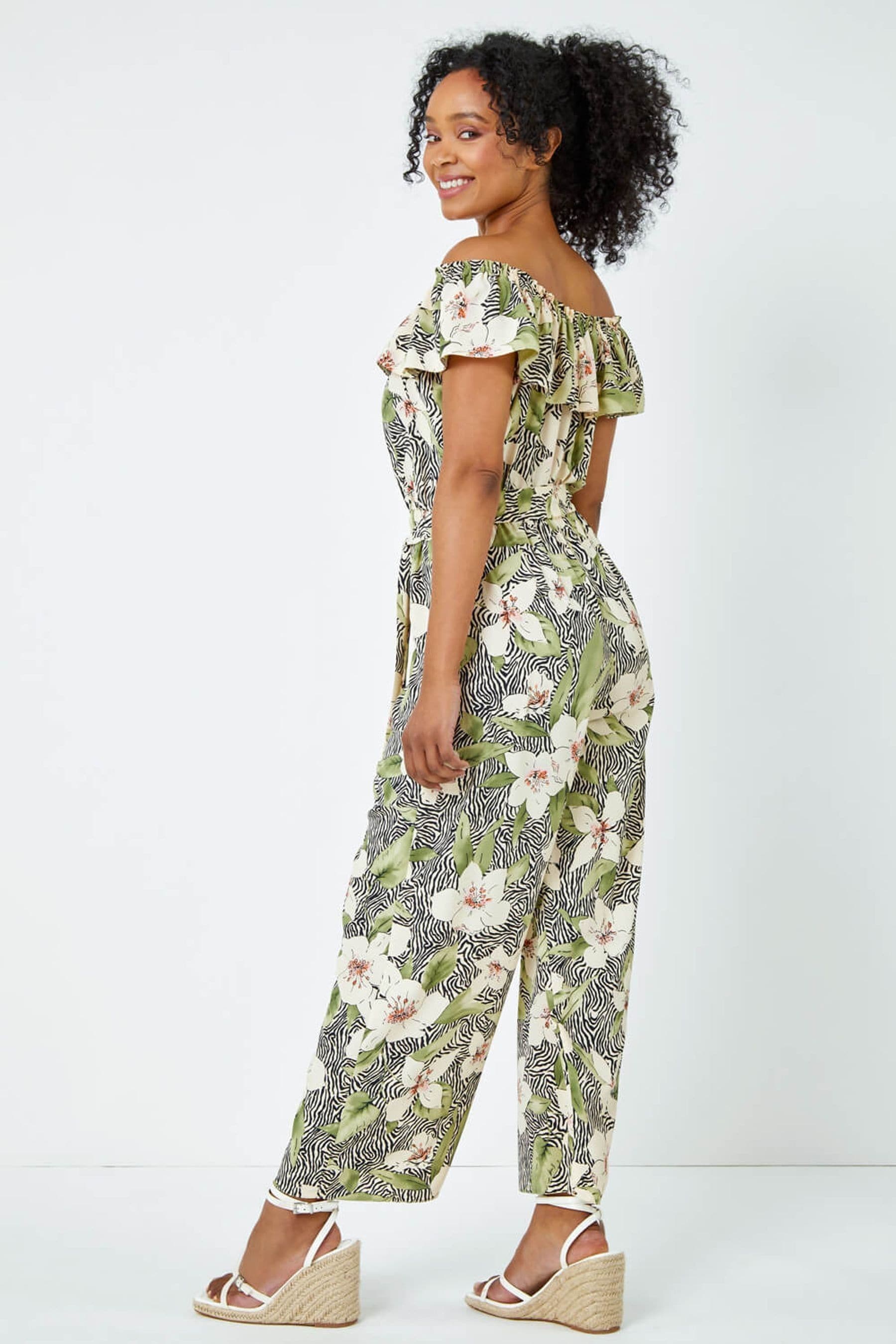 Bardot shop frill jumpsuit