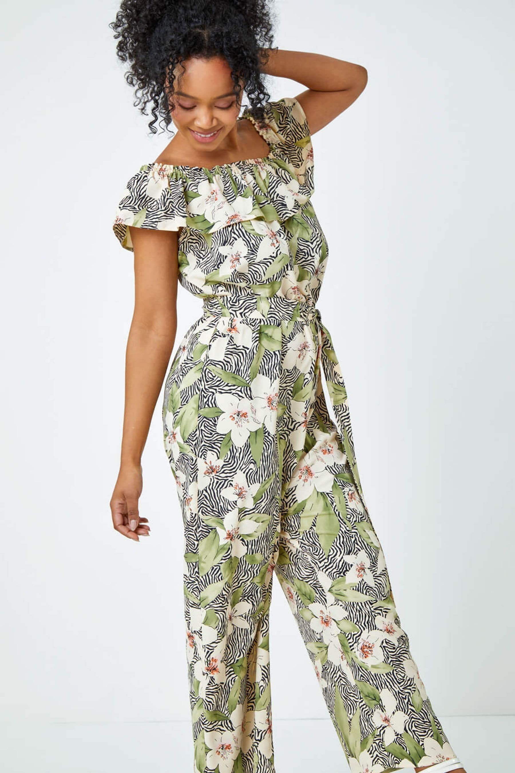 Bardot sales frill jumpsuit